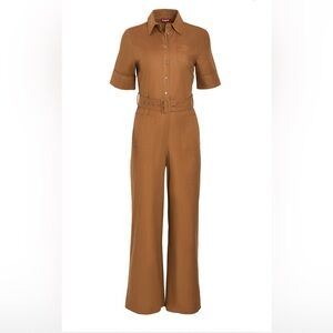 NWT Staud Zavey Jumpsuit - Caper - M